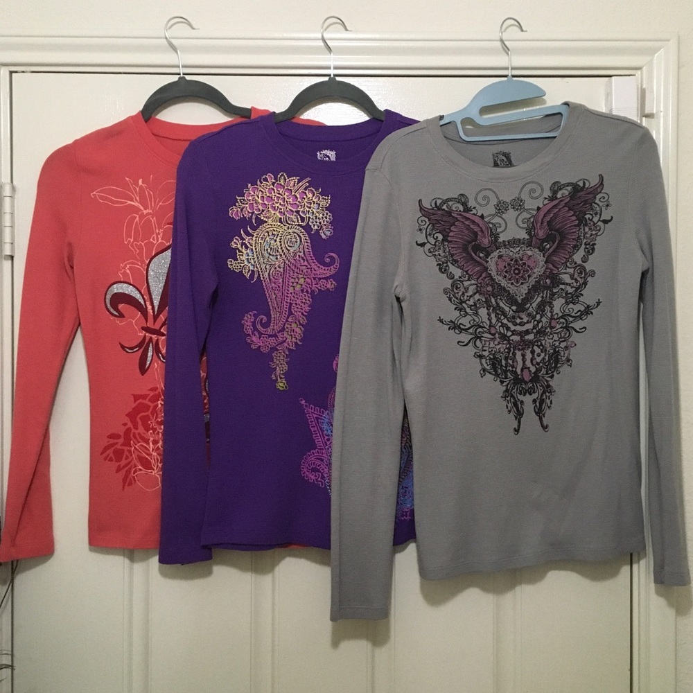 3 Long Sleeve Tees Bundle